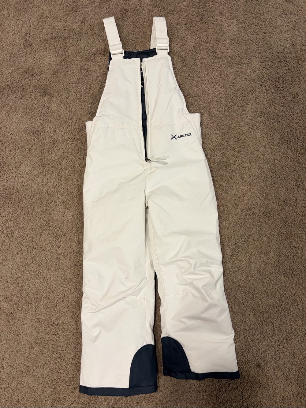 Arctix Kids White Snow Overalls